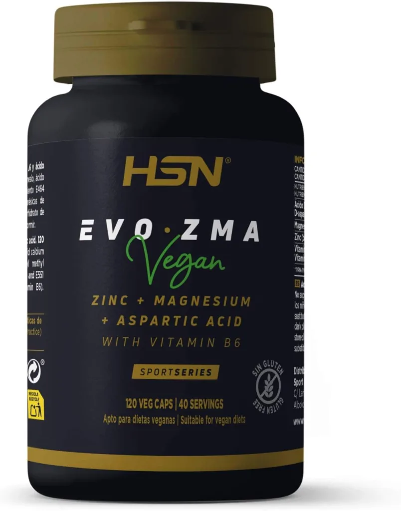 ZMA Magnesio Zinc y Vitamina B6 